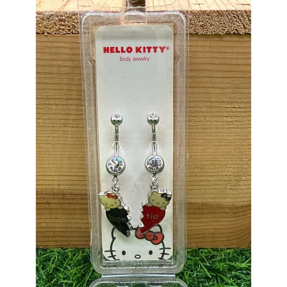 Hello Kitty “Best Friends” 14-Gauge Belly Button Ring - Picture 4 of 9